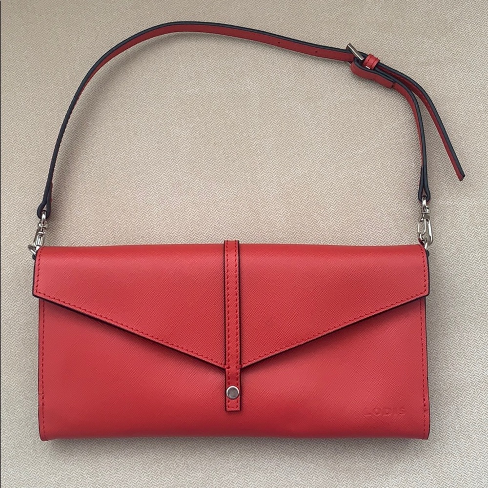 Lodis Leather Clutch Bag